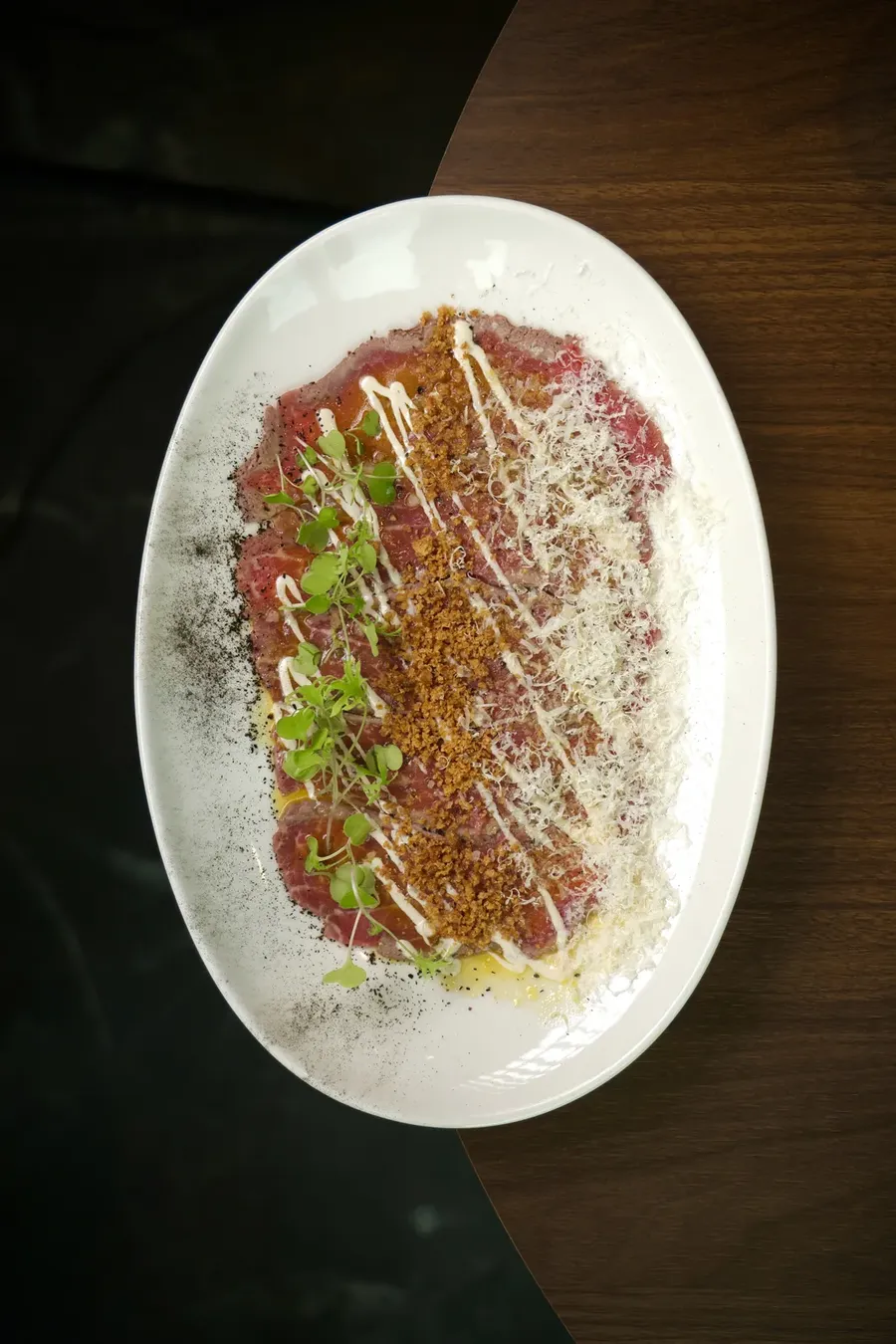 Carpaccio im Restaurant PONTI