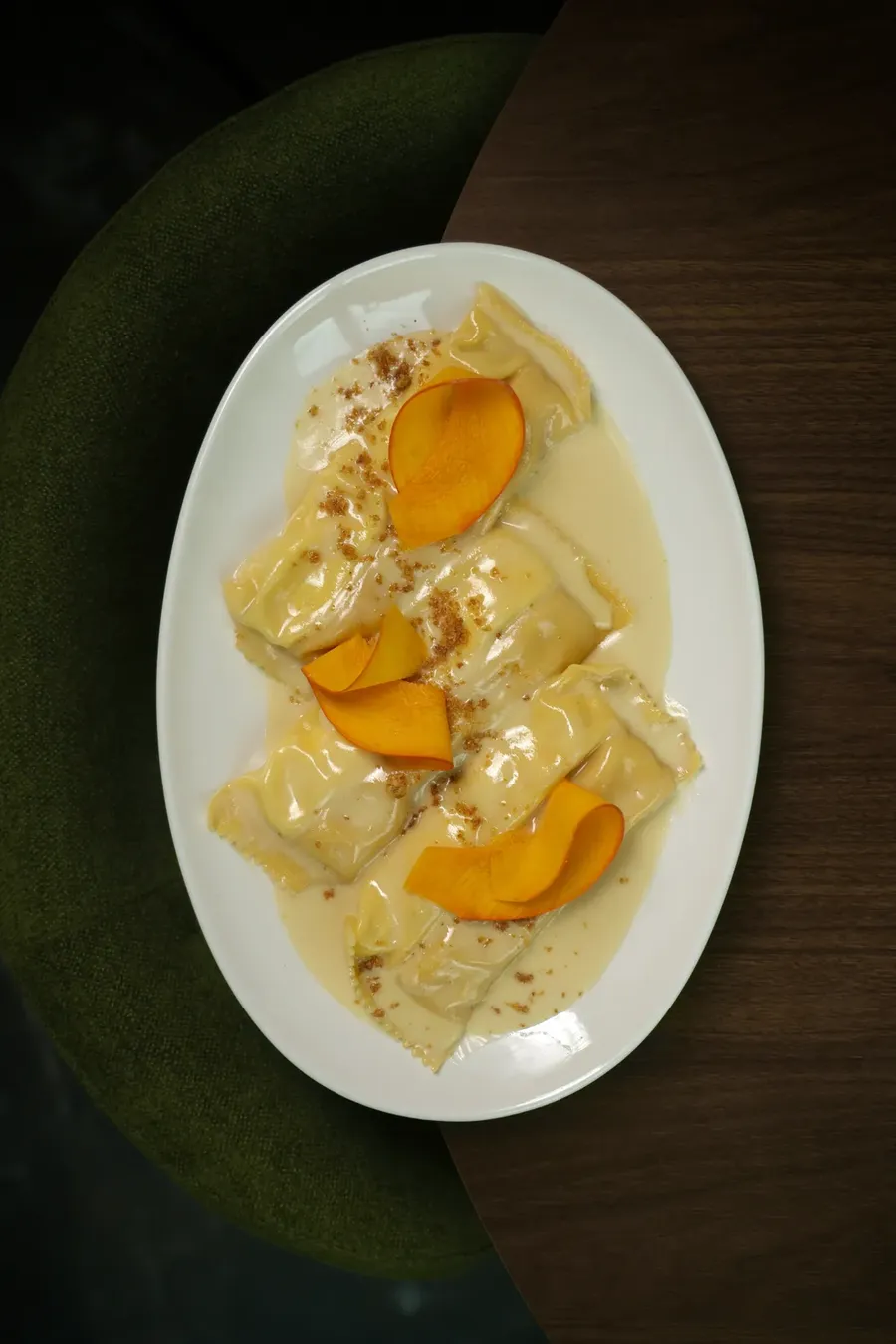 Ravioli Duo im Restaurant PONTI